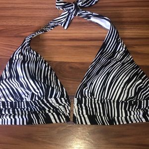 Zebra bikini top